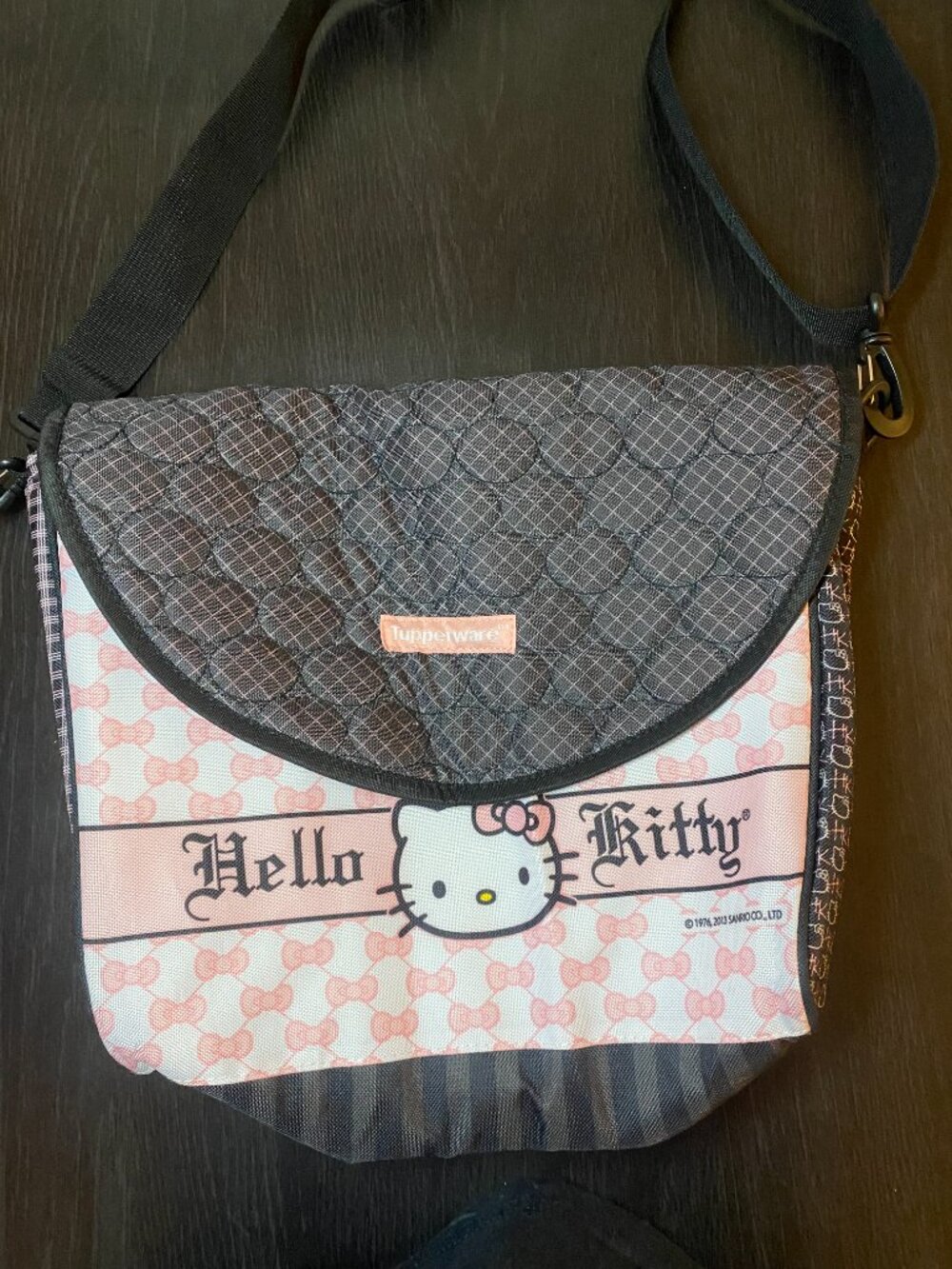 Tupperware Hello Kitty Insulated Lunch Bag Convertible Backpack Messenger 2013